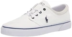 Polo Ralph Lauren Faxon X Low-Top Canvas Sneaker Weiß/Newport Navy