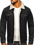 BOLF Herren Jeansjacke Übergangsjacke [4D4] Schwarz (4D4)