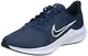 Nike Herren Downshifter 11 Laufschuh, Midnight Navy/White-Dark Obsid, 43 EU