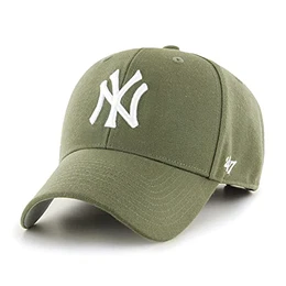 '47 MLB New York Yankees MVP Unisex-Baseballkappe, Verstellbar, Hochwertiges Design und Verarbeitung, White Logo, Green