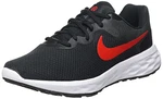 Nike Herren Revolution 6 Laufschuh Schwarz/University Rot-Anthrazit