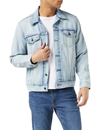 Herren The Trucker Jacket Jeansjacke, NEW LIGHT TRUCKER M