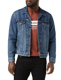 Herren The Trucker Jacket Broadway (Blau) 3XL