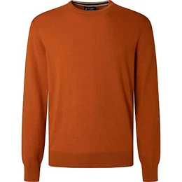 Herren Cotton Cashmere Crew Pullover, 273baked Clay, M