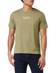 Levi's Herren Ss Relaxed Fit Tee T-Shirt Poster Tiefaloe