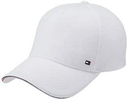 Herren Erhöhte Corporate Cap Baseballkappe, White, Einheitsgröße