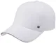 Tommy Hilfiger Herren Erhöhte Corporate Cap Baseballkappe, White, Einheitsgröße