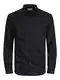 JACK & JONES Herren JPRBLACARDIFF Shirt L/S NOOS 12201905, Black/Slim FIT, L
