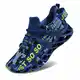 JSLEAP Herren Laufschuhe Turnschuhe Sportschuhe Sneaker Running Tennis Schuhe Atmungsaktiv Leichtgewichts Freizeitschuhe Straßenlaufschuhe 2 Tarnung Blau,43 EU/265 CN