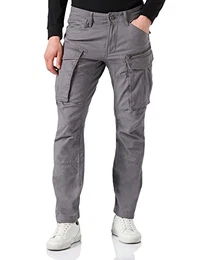 Herren Rovic zip 3d regular tapered Pants, Grau (granite C961-1468), 32W / 32L