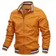 AIEOE Herren Bomberjacke Leichte Übergangsjacke Casual Stehkragen Blouson Herbst Frühling Bomber Jacke Sportjacke mit Reißverschlusstaschen