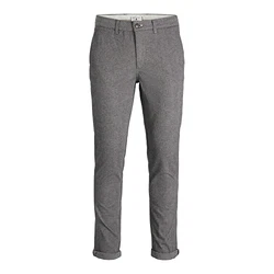 JACK & JONES Chinohose 'JJMarco' JPSTMarco JJFury Braun/Grau/Beige (12206198)