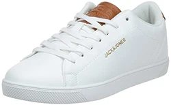 Jack & Jones Herren JFWBOSS PU Sneaker Weiß