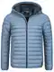 Indicode Herren Bowers Steppjacke in Daunenjacken-Optik   Winterjacke Übergangsjacke China Blue M