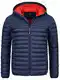 Indicode Herren Bowers Steppjacke in Daunenjacken-Optik   Winterjacke Übergangsjacke Navy M