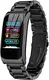 Gold Fitnessuhr mit GPS Wasserdicht IP68 Pulsmesser Schrittzähler Kalorienzähler Sportuhr für Damen Herren Smartwatch Edelstahl