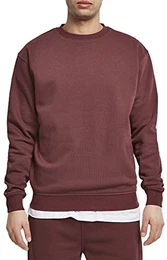 Herren Crewneck Sweatshirt, Cherry, XL