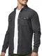 Indicode Herren Mike Hemd mit 2 Brust-Tasche aus Baumwolle   Herrenhemd für Männer Black M