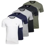 JACK & JONES Herren Logo Tee SS O-Neck 5er-Pack 