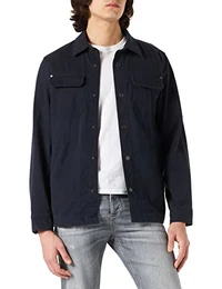 Herren Overshirt Jacke mit Brusttaschen 1029786, 10668 - Sky Captain Blue, M