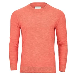 Herren Strickpullover im Washed Look 1029739, 11834 - Soft Peach Orange, M