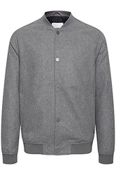 !Solid Herren Übergangsjacke Herrenjacke Jacke Collegelook Style Lio Medium Grey Melange (1802011)