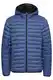 Blend BHWito Herren Steppjacke Übergangsjacke Jacke leicht wattiert mit Kapuze Reißverschlusstaschen Regular fit, Größe:M, Farbe:Ensign Blue (194026)