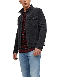 Herren Jjialvin Agi 015 Noos Jjjacket Jeansjacke, Black Denim, S EU