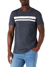 Herren T-Shirt mit Print 1029965, 13684 - Sky Captain Blue Non-Solid, M