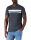 TOM TAILOR Denim Herren T-Shirt mit Print 1029965, 13684 - Sky Captain Blue Non-Solid, M