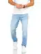 JACK & JONES Herren Jeans Mike ARIS Regular Fit Straight Leg Denim Herrenhose (32W / 32L, Light Blue Denim)