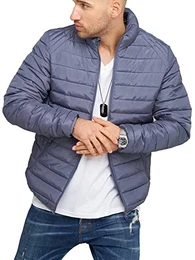 Herren Übergangsjacke WINGY PUFFER Steppjacke (Grisaille, M)