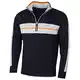 Calvin Klein Golf Herren CK Vertex mit halbem Reißverschluss - Navy - L