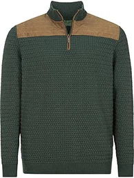 Herren Pullover Earl Filibert dunkelgrün L - 52/54