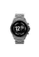 Fossil Gen 6 Herren-Smartwatch mit integrierter Alexa Edelstahl schwarz Edelstahlband rauchgrau, FTW4059