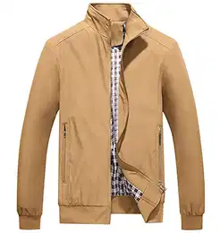 Übergangsjacke Herren Leichte Atmungsaktiv Bomberjacke Stehkragen Freizeit Dünne Jacke Sportjacke