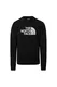 THE NORTH FACE Drew Peak Crew Sweatshirt Black- White L