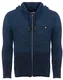 Carisma Herren Strickjacke für Winter und Übergang • Angenehme Männer Freizeit-Jacke mit Farbverlauf • Herren Zipper mit Seitentasche 7397 Indigo M