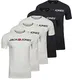 JACK & JONES NOS Corp Logo 5PK White Black (Detail: Slim Fit) Small