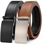 CHAOREN Gürtel Herren Automatik Ratsche (2er-Pack) Schwarz