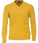 CASAMODA Strickpullover V-Neck NOS Senfgelb
