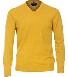 Pullover Uni Senfgelb M