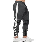 FEDTOSING Herren Jogginghose Fitness Sporthose Slime Fit Hose Joggers Freizeithose Laufen Trainningshose Dunkelgrau