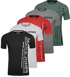 Male T-Shirt 5er-Pack Shawn-Logo Tee Bio-Baumwolle M