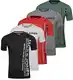 JACK & JONES Male T-Shirt 5er-Pack Shawn-Logo Tee Bio-Baumwolle M