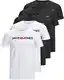 JACK & JONES Herren 5er-Pack T-Shirts aus Baumwolle in vielen Farben und Styles (Corp Mix 2, XXL)