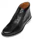 Elegante Herren Leder Desert Boots in schwarz I Stiefel für Männer I Männer Stieffeleten I Chelsea Lederstiefel I Men boots leather I (numeric_42)