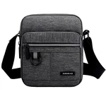 Hjkiopc Herren Schultertaschen Crossbody Bag Messenger Bag Grau