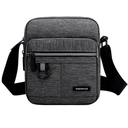 Hjkiopc Herren Schultertaschen Crossbody Bag Messenger Bag Grau