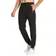 JustSun Jogginghose Herren Trainingshose Männer Sporthose Herren Lang Baumwolle Fitness Freizeithose Herren Reissverschluss Taschen Schwarz XL